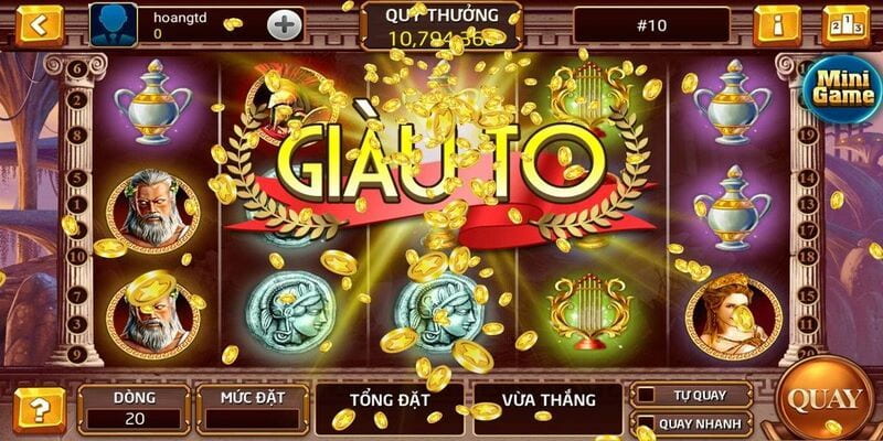 Nổ hũ tặng tiền một số tựa game ăn khách nhất