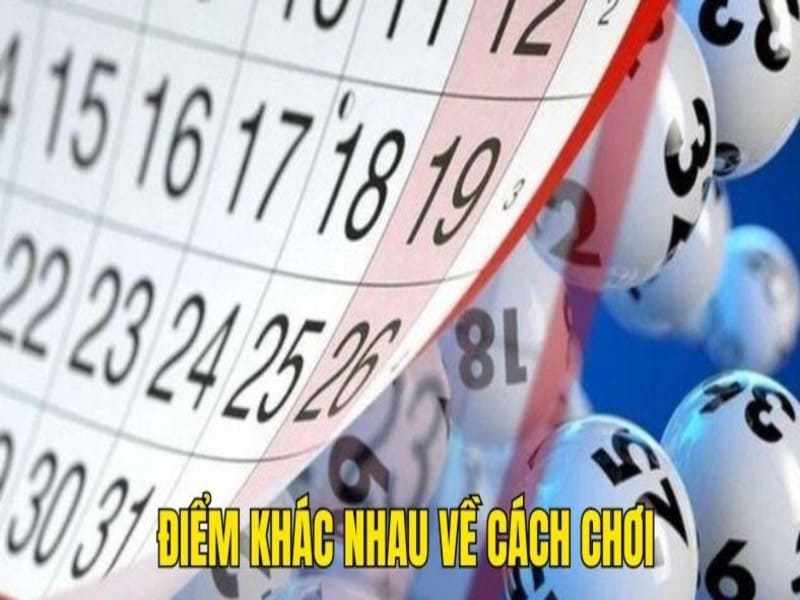 Điểm khác nhau trong cách chơi